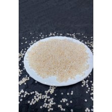 Serhat Aksesuar ve El İşçiliği Kristal Krem (11/0) 2 mm Kum Boncuğu 100 gr