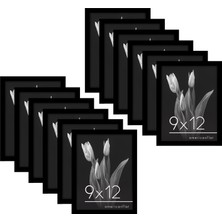 Expresstore 9X12 Picture Frame With Polished Plexiglass - Set Of 12 - - Picture Frames With Engineered - Frame For Tabletop And Display -