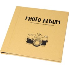 Nobbystar 36 Sayfa 24X24CM Manyetik Fotoğraf Makine Temalı Fotoğraf Albümü