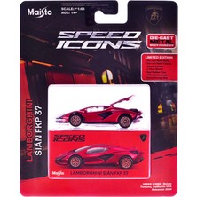 Maisto Speed Icons 1:64 Lamborghini Sian Fkp 37 Metalik Kırmızı