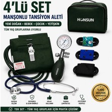 Honsun Manuel Tansiyon Aleti Set I Tüm Yaş Grupları Için Tek Çözüm!