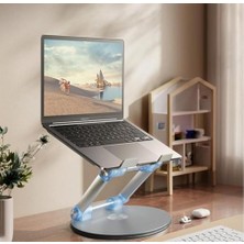 Expresstore Taşınabilir Katlanabilir Folding Alüminyum Dizüstü Bilgisayar Notebook Stand Alüminyum Ayarlanabilir Açı ve Katlanabilir Portatif Rahat Kullanım 11 Inç 17 Inç Laptop Stant | S4