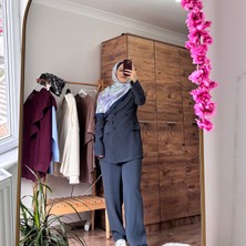 Akyel Butik Ceketli Takım Tesettür / Açık Uygun