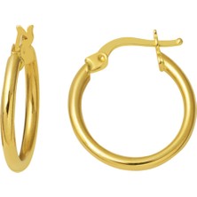 Halka Altın Küpe (2 Cm. Çaplı)