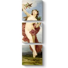 Expresstore William Adolphe Bouguereau - Tablosu 50 x 156-3 Parçalı