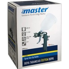 Master Boya Tabancası Üstten Depo 1.5 mm 600 ml