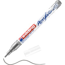 Edding 5300 Akrilik Markör Gümüş Renk 1-2 Mm’Lik İnce Uç 1 Adet -  Kaliteli