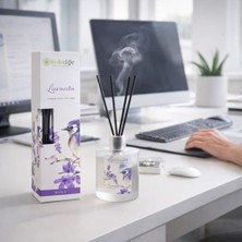Expresstore Lavanta Kokulu Reed Diffuser Oda Kokusu 50 Ml, Uzun Süre Kalıcı Ortam Kokulandırıcı, Çubuklu Oda Parfümü, Ev Ofis Banyo Dekoratif Koku Çözümü