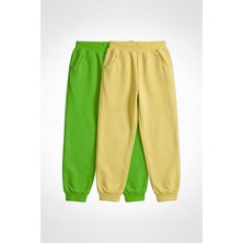 Perendi Unisex Çocuk Basic Jogger Eşofman Altı 2’li Set
