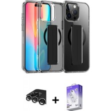 Pileli Store Pilelistore™ iPhone 14 Pro Max Kılıf Nova Işık Koleksiyonu - Siyah Bilvis 5in1 3D Magic Cam Ekran Koruyucu + Raze Metal Kamera Lens - Gs