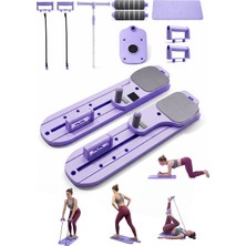 Pilates Board - Taşınabilir Çok Fonksiyonlu Pilates Reformer Aleti Ev Tipi Kullanım İçin Pratik Çözüm