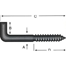 The Gencoo Ekstra Sağlam Şofben Çivisi 1 - 5 Adet