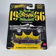 Hot Wheels Premium Pop Culture Batman Classic Tv Series /  Tele Batmobile Model Araba