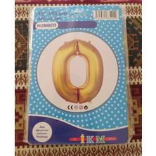 İkm Balon 0 Rakam Gold Balon