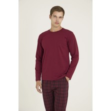 Ang Butik Kocabey 9273 Erkek  O Yaka Pijama Takımı