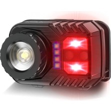 The Gencoo PS-571 Sensör Xpg Cob LED USB Şarj Edilebilir Lityum Pilli Zoomlu Kafa Lambası