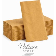 Pelure Store Kumaş Dokulu Gold 20'li  Kutulu Kağıt Peçete
