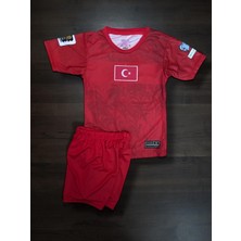 North Stand 2026 Dünya Kupası Türkiye Milli Takımı Isimsiz Kırmızı Çocuk Forma