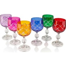 Layan Home Prizma S Bohemia Crystal 6 Parça 150 ml Sunum Bardağı – Asorti