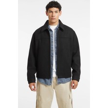 Guess Jeans Erkek Yün Karışımlı Bomber Ceket M4BL27WGIX2
