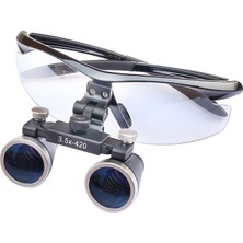The Gencoo 3.5X420MM  Diş Cerrahi Gözlük Lens Büyüteç,taşıma Çantalı