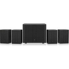 Cekar Store 4" Pasif Pa Hoparlör ve 8" Aktif Pa Subwoofer ve Diğer Aksesuarlarla Birlikte Pub Kurulum Hoparlör Paketi
