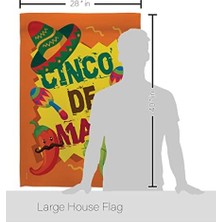 Skygo Cinco De Mayo Ev Bayrağı - Yaz Meksika Fiesta Parti Kaktüs Pinataaçık Hava Yaz Güneşli - Dekorasyon Afişi Küçük Bahçe Avlu Hediyesi Çift Taraflı Abd'de Üretilmiştir 28 x 40