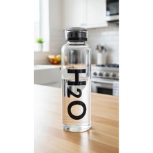 Tohana Rossel Premium Borosilikat Cam Matara 500 ml Siyah H2O81460