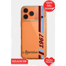 3gen Case iPhone 17 Pro Uyumlu Kişiye Özel Hediyelik Isim Yazılabilen Desenli Şeffaf Silikon Kılıf