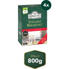 Ahmad Tea Englısh Brekfast 4’lü Avantaj Paketi 800 gr (4 x 200 gr Dökme Çay)