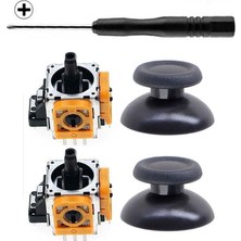 Pop Konsol PS4 Analog Motor ve Topuz 2+2 Set PS4 Tornavida Playstation 4 Kol Tamir Seti Yedek Parça