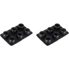Assess Store Kapı Kulpu Çarpma Önleyici Tampon 12 Li Set 2X2X1CM