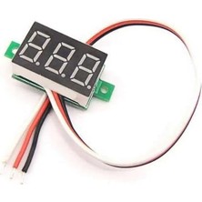 Assess Store Mini Dijital Voltmetre Dc 0-100V 0.28 Inç Kırmızı