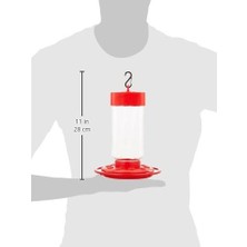 Assess Store Sinek Kuşu Besleyici 907 G Plastik Sinek Kuşu Besleyicileri - Sinekkuşu Besleyicileri - 10 Besleme Portlu Levrek - Kolay Doldurma Için Geniş Ağız/kolay Temizleme Için 2 Parça Taban