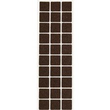 Assess Store Kare Yapışkanlı Mobilya Altlığı (Tek Plaka x 30 Adet) - 2x2 cm Ince Ayaklar Için Çizilmez ve Ses Kesici Ped