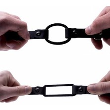 Assess Store Bungee Köpek Tasması, Biyothane, Su Geçirmez, Kokusuz, Metal Toka ve D Halka, Konforlu Halka ile Kişiye Özel Uyum Için Ayarlanabilir, 3/4 Inç, Siyah