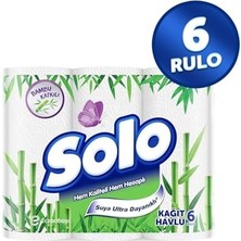 Assess Store Solo Bambu Kağıt Havlu 6'lı (2 Paketi)