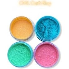 Assess Store Reçine Mini Sedef Toz Pigment Boya Seti, Pigment Boya