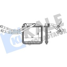 Assess Store Kalorifer Radyatörü Al/pl/brz Egea Doblo Iıı, Linea, Fiorino,, Grande, Qubo, Corsa D 1.2-1.3-1.4 Borulu Kal 350515