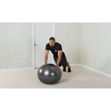 Assess Store Mountain Products Professional Grade Stability 1000LBS Anti-Burst 2000LBS Statik Ağırlık Rated 65 cm Gym Ball 1000 Lb/65 cm Siyah