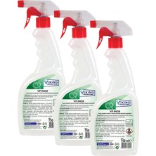 Assess Store Vp Inox Paslanmaz Çelik Yüzeyler Için Bakım Maddesi 750 ml (3 Paketi)