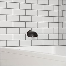 Assess Store 920-022Y Saptırıcı Olmayan Küvet Bacalı, Bronz