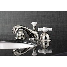 Assess Store KS3966PX Restorasyon 20,32 cm Yaygın Tuvalet Musluğu, Cilalı Nikel