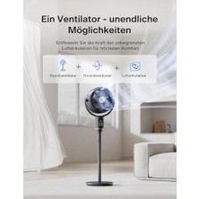 Assess Store Pelonis Fan, Sessiz Çalışma, Hız Ayarı, Dikey ve Yatay Eksende Salınım (Uzaktan Kumandalı - 2 Eksende Salınım - 20 Db - Ayarlanabilir Yükseklik)