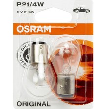 Assess Store P21/4W Yeni Nesil Ampül 12V 21/4W Çiftli (Çift Duy)