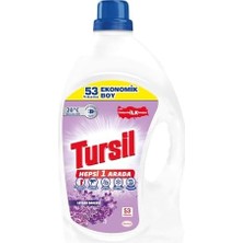 Assess Store Tursil Komple Çözüm Leylak Bahçesi 53 Yıkama Sıvı Çamaşır Deterjanı Ekonomik Boy 1 x 3440 ml