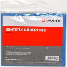 Assess Store Araç Kurulama Bezi, 38X60 Güderi, Würth Sünger, 1 Adet Cam Sabunu, 1 Adet Lastik Süngeri (Set1)