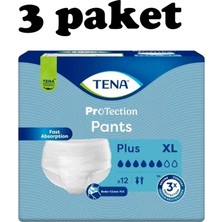 Tena Proskin Pants Plus Emici Külot, En Büyük Boy (Xl), 6 Damla, 12'Li 3 Paket 36 Adet