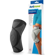 Actimove Genumotion Örgü Yüksek Kalite Diz Desteği Charcoal