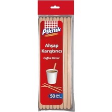 Assess Store Piknik Ahşap Kariştirici 50'li